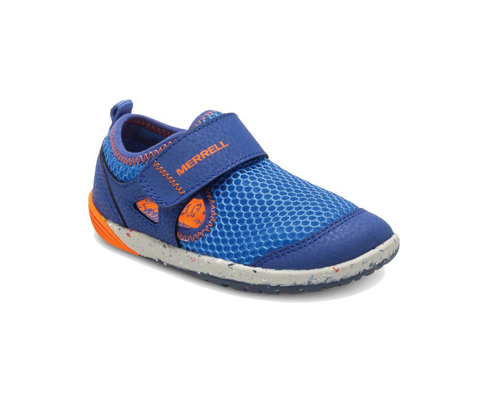 Merrell Sneakers Blue/Orange - Bare Access Steps® H2O - Kids 90ROQNLTU